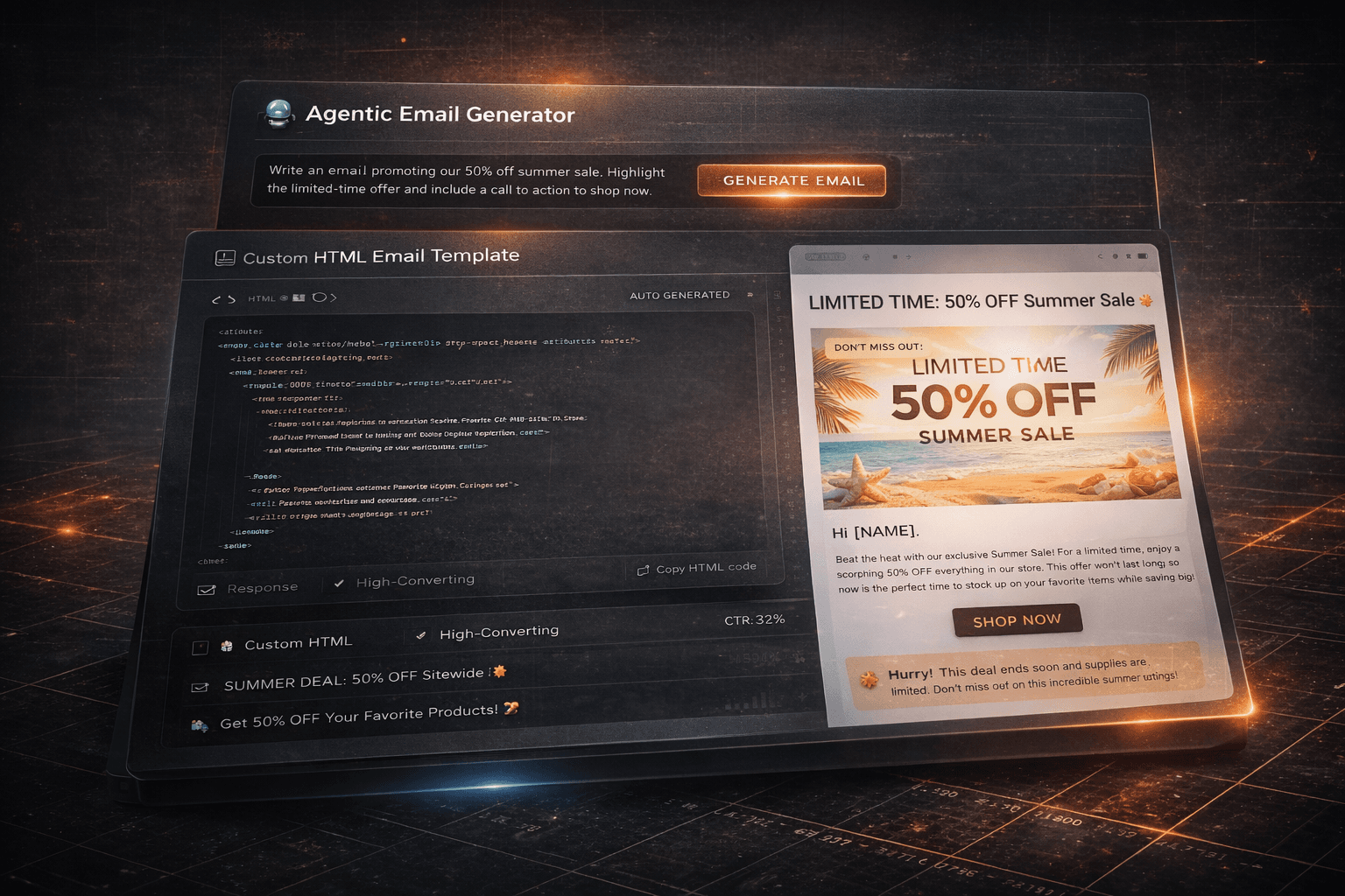 Agentic Email Generator preview